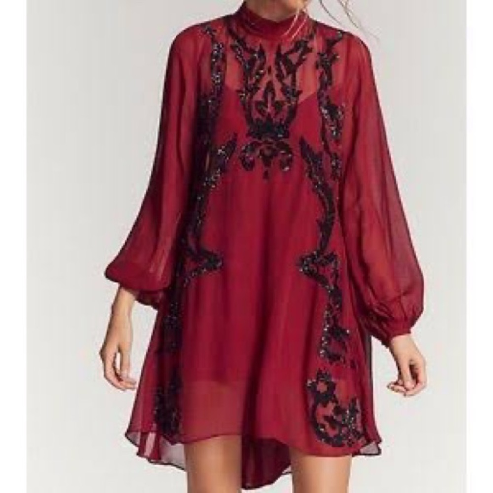 Free People Just Like Heaven Mini Dress 0646